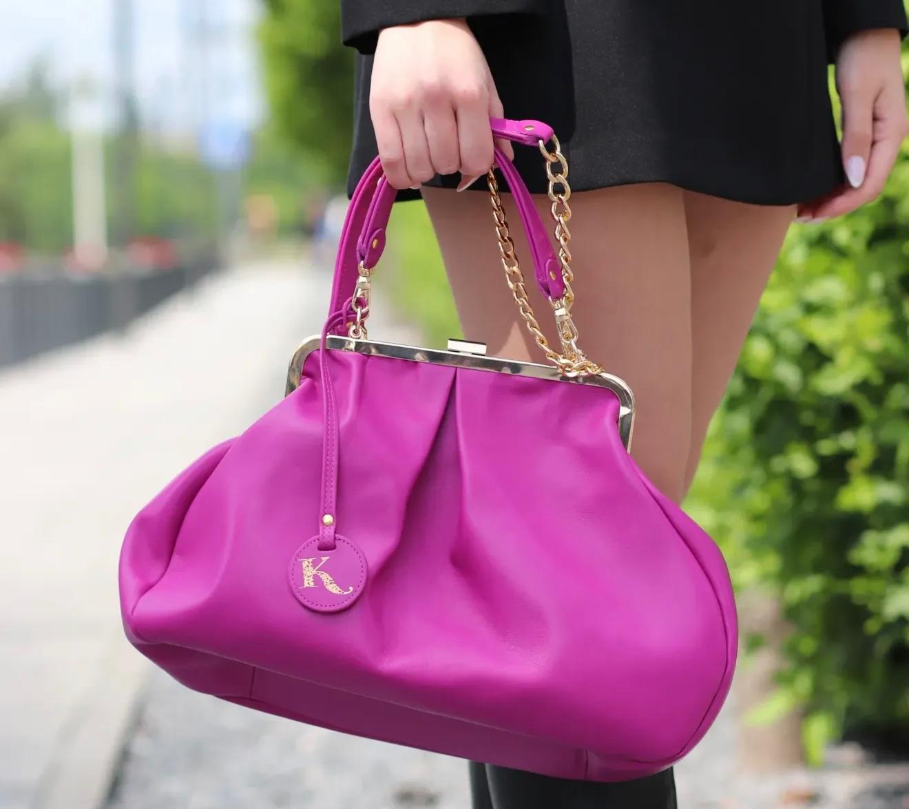 Amara Hot pink torba sa K detaljem